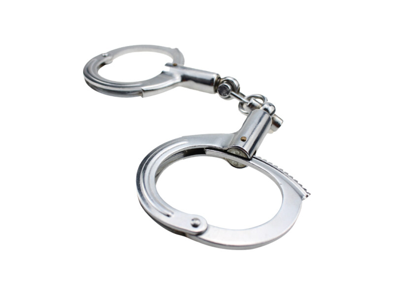 Nickel plated carbon steel handcuffs HC0010